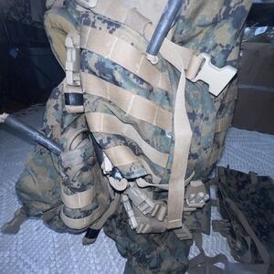 USMC ILBE Tactical Frame Pack MARPAT Camo PROPPER Arc'teryx 75L Rucksack Men